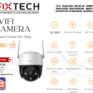 WIF006 Wifi Camera, Imou Cruiser SE+ 5mp with 64gb Micro SD Card